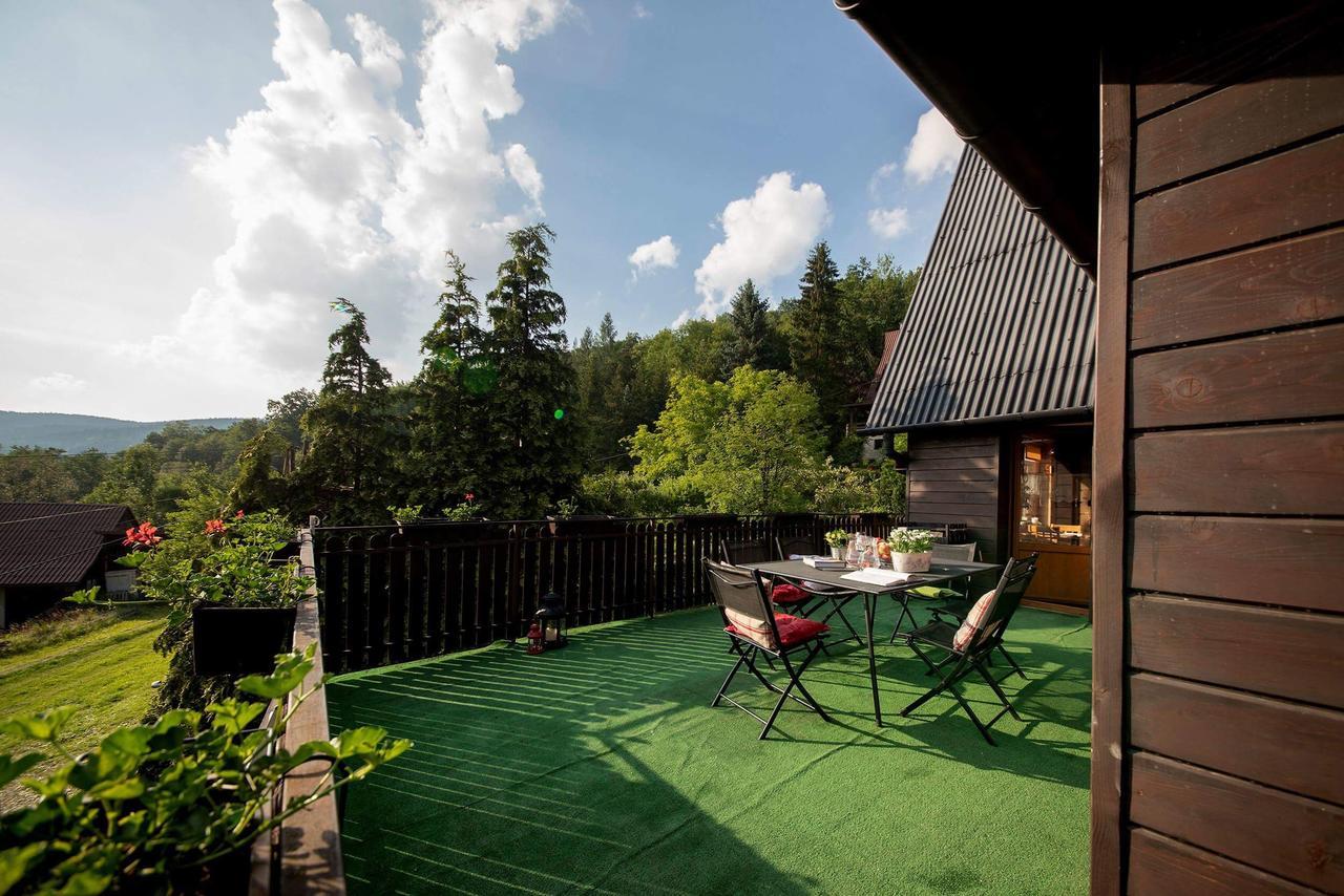 Willa Karolinka Stroza - Pet Friendly Myślenice Exteriör bild